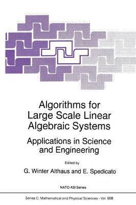 Gabriel Winter Althaus, E. Spedicato - Algorithms for Large Scale Linear Algebraic Systems:, Häftad