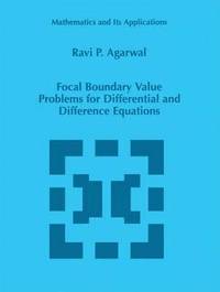 bokomslag Focal Boundary Value Problems for Differential and Difference Equations