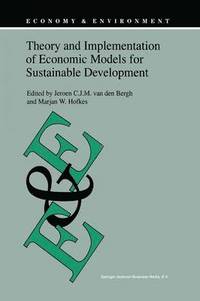 bokomslag Theory and Implementation of Economic Models for Sustainable Development