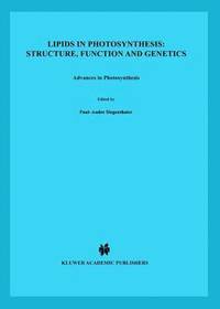 bokomslag Lipids in Photosynthesis: Structure, Function and Genetics