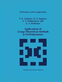 bokomslag Applications of Group-Theoretical Methods in Hydrodynamics