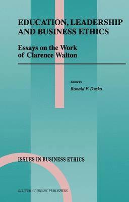 Education, Leadership and Business Ethics 1