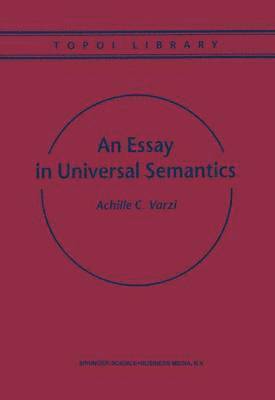 bokomslag An Essay in Universal Semantics