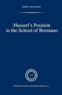 bokomslag Husserls Position in the School of Brentano