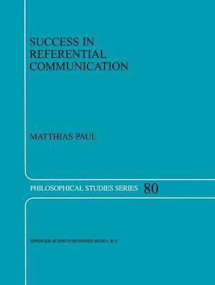 bokomslag Success in Referential Communication