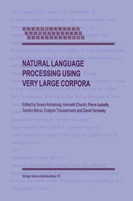 bokomslag Natural Language Processing Using Very Large Corpora