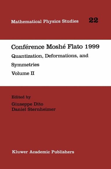 Giuseppe Dito, Daniel Sternheimer - Conférence Moshé Flato 1999, Häftad