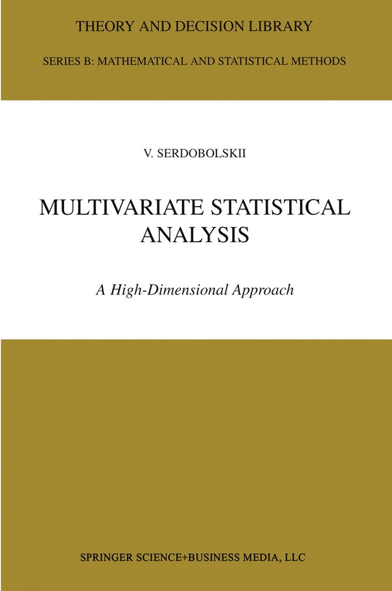 Multivariate Statistical Analysis 1