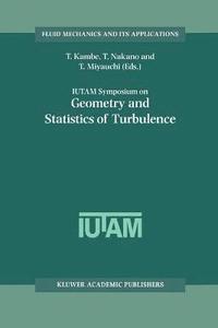 bokomslag IUTAM Symposium on Geometry and Statistics of Turbulence