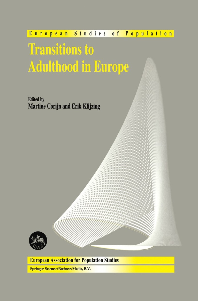 M. Corijn, Erik Klijzing - Transitions to Adulthood in Europe, Häftad