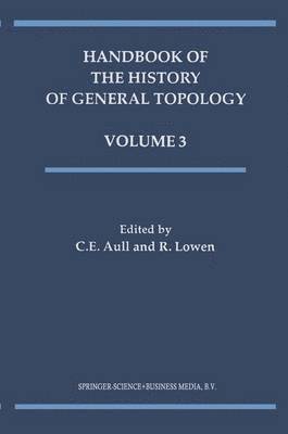 bokomslag Handbook of the History of General Topology