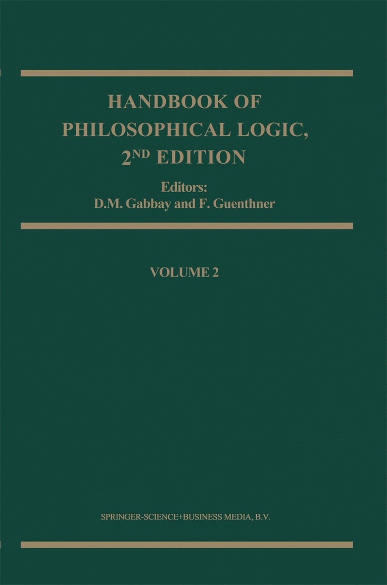 Dov M. Gabbay, Franz Guenthner - Handbook of Philosophical Logic, Häftad