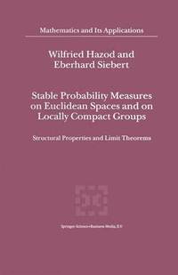 bokomslag Stable Probability Measures on Euclidean Spaces and on Locally Compact Groups
