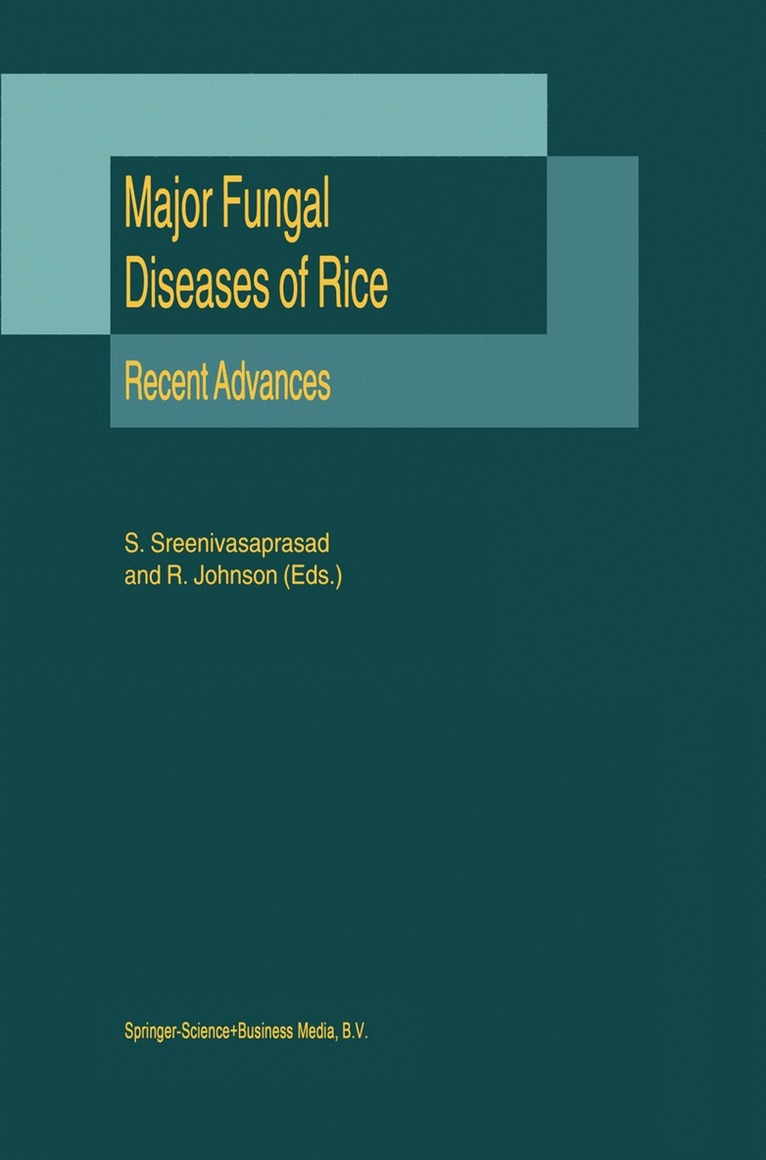S. Sreenivasaprasad, R. Johnson - Major Fungal Diseases of Rice, Häftad