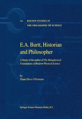 bokomslag E.A. Burtt, Historian and Philosopher