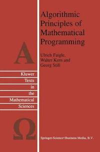 bokomslag Algorithmic Principles of Mathematical Programming