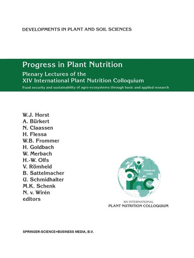 bokomslag Progress in Plant Nutrition: Plenary Lectures of the XIV International Plant Nutrition Colloquium