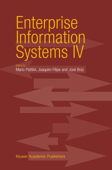 Mario G. Piattini, Joaquim Filipe, José Braz - Enterprise Information Systems IV, Häftad