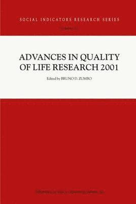 Bruno D. Zumbo - Advances in Quality of Life Research 2001, Häftad
