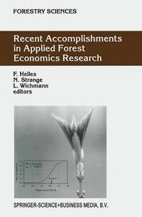 bokomslag Recent Accomplishments in Applied Forest Economics Research