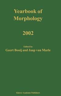 bokomslag Yearbook of Morphology 2002
