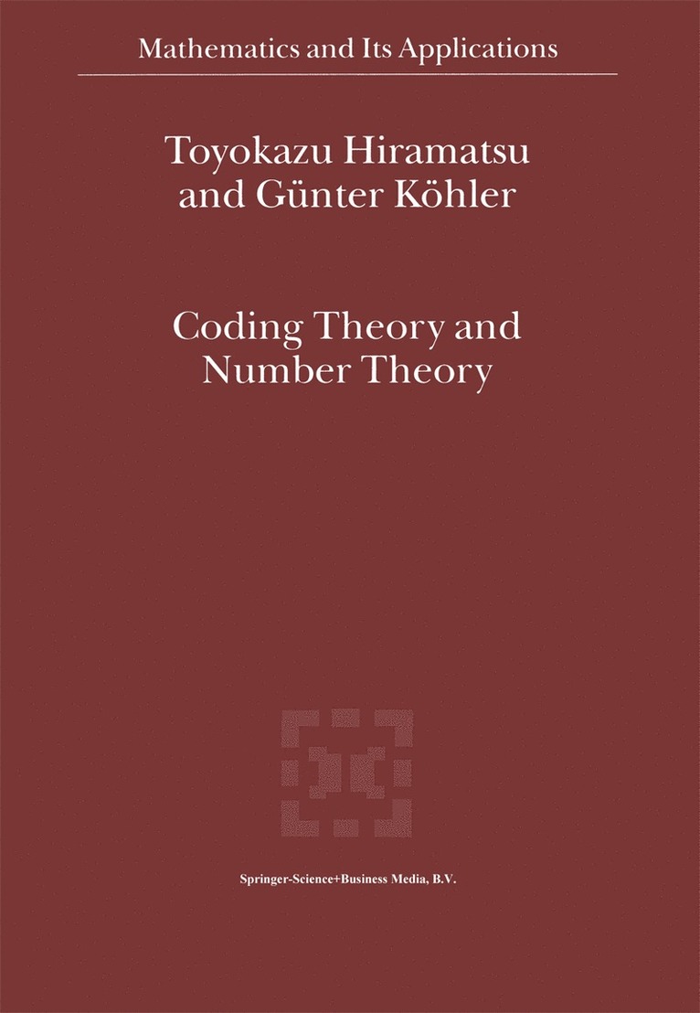 Coding Theory and Number Theory 1