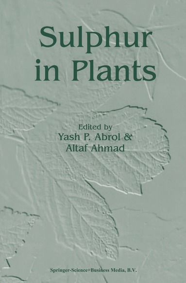 Y.P. Abrol, A. Ahmad - Sulphur in Plants, Häftad