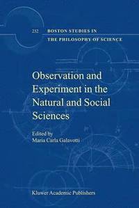 bokomslag Observation and Experiment in the Natural and Social Sciences
