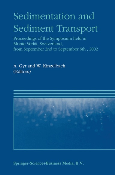 A. Gyr, Wolfgang Kinzelbach - Sedimentation and Sediment Transport, Häftad