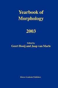 bokomslag Yearbook of Morphology 2003