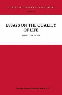 bokomslag Essays on the Quality of Life