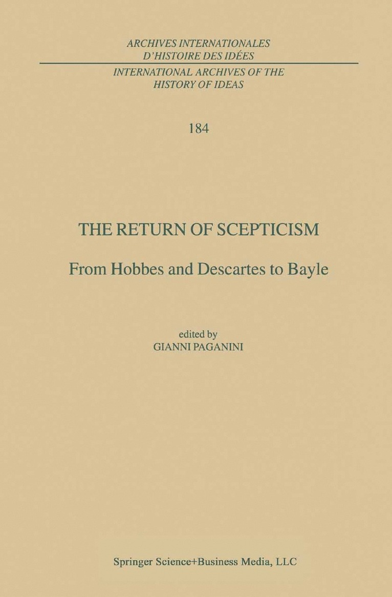 The Return of Scepticism 1