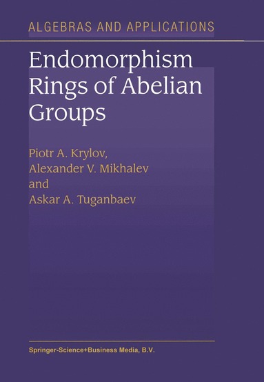 bokomslag Endomorphism Rings of Abelian Groups