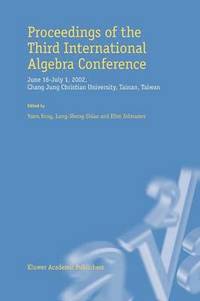 bokomslag Proceedings of the Third International Algebra Conference