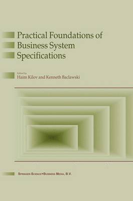 bokomslag Practical Foundations of Business System Specifications