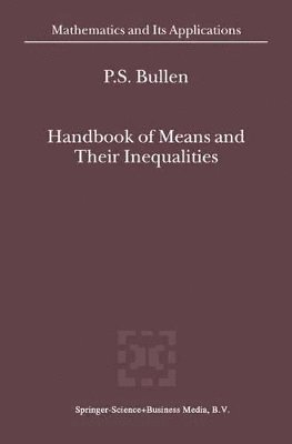 bokomslag Handbook of Means and Their Inequalities