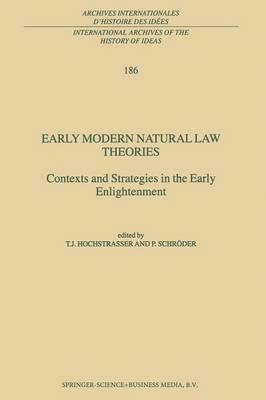 bokomslag Early Modern Natural Law Theories