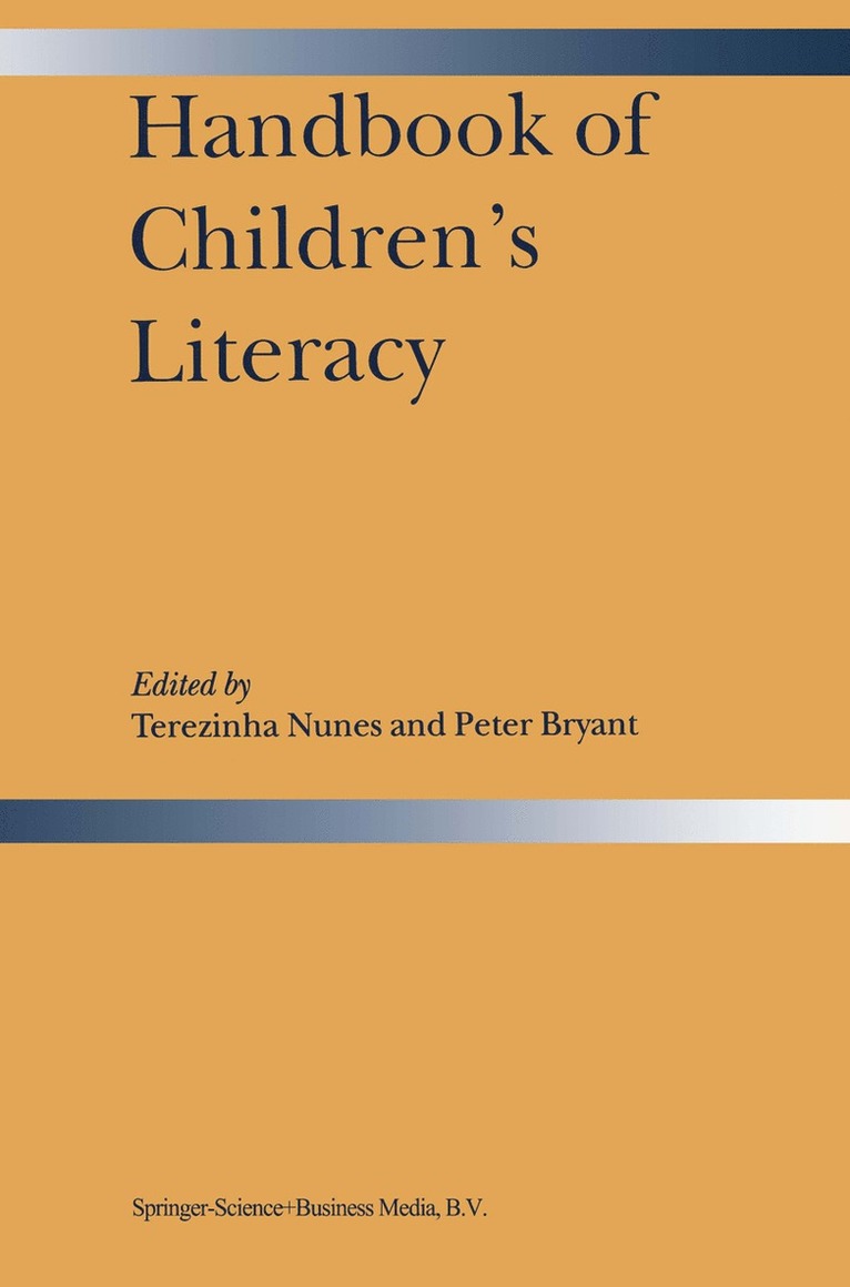 Handbook of Childrens Literacy 1