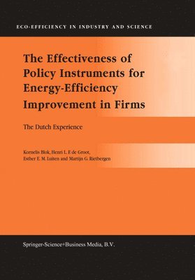 The Effectiveness of Policy Instruments for Energy-Efficiency Improvement in Firms 1