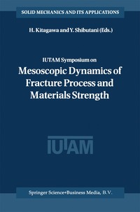 bokomslag IUTAM Symposium on Mesoscopic Dynamics of Fracture Process and Materials Strength