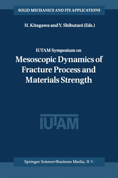 bokomslag IUTAM Symposium on Mesoscopic Dynamics of Fracture Process and Materials Strength