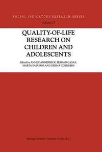 bokomslag Quality-of-Life Research on Children and Adolescents