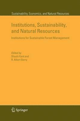 bokomslag Institutions, Sustainability, and Natural Resources