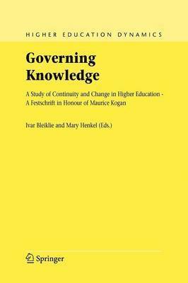 Ivar Bleiklie, Mary Henkel - Governing Knowledge, Häftad