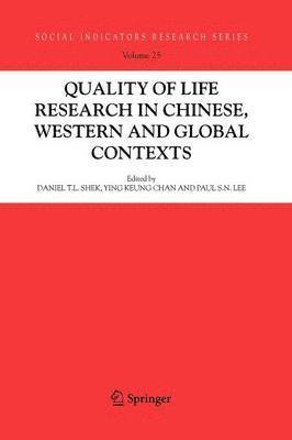 Quality-of-Life Research in Chinese, Western and Global Contexts 1