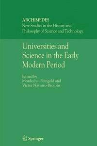 bokomslag Universities and Science in the Early Modern Period