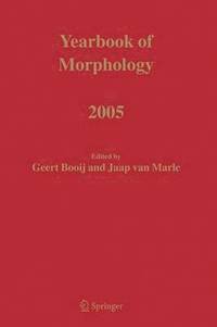 bokomslag Yearbook of Morphology 2005