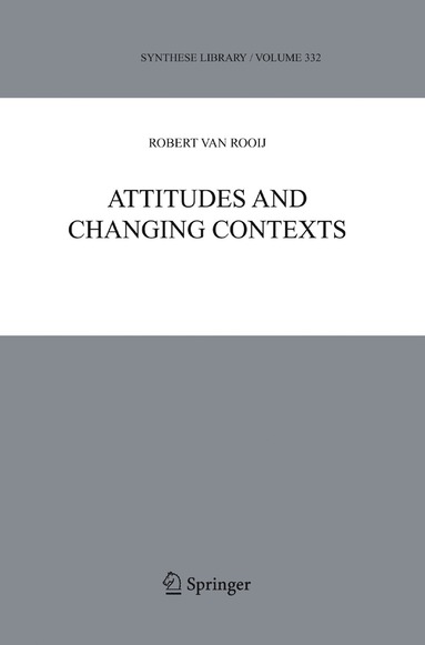 bokomslag Attitudes and Changing Contexts