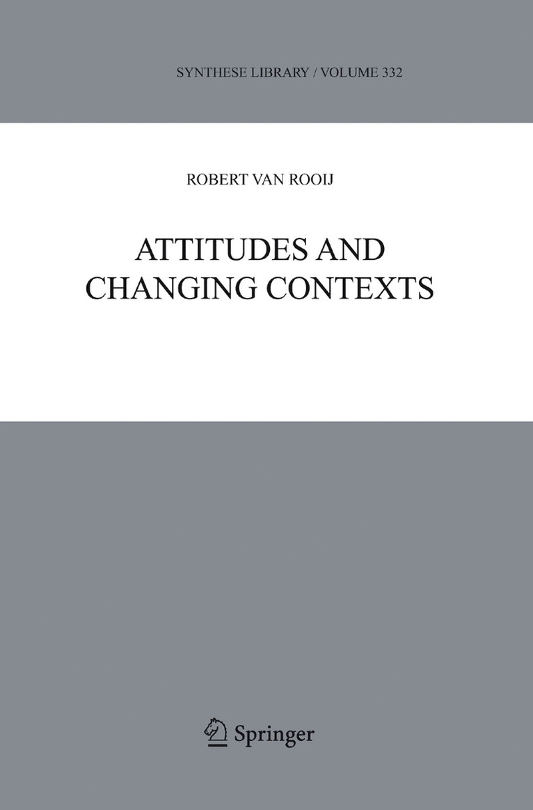 Robert van Rooij, Robert Van Rooij, Robert van Rooij - Attitudes and Changing Contexts, Häftad