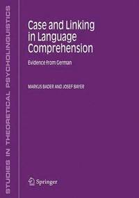 bokomslag Case and Linking in Language Comprehension